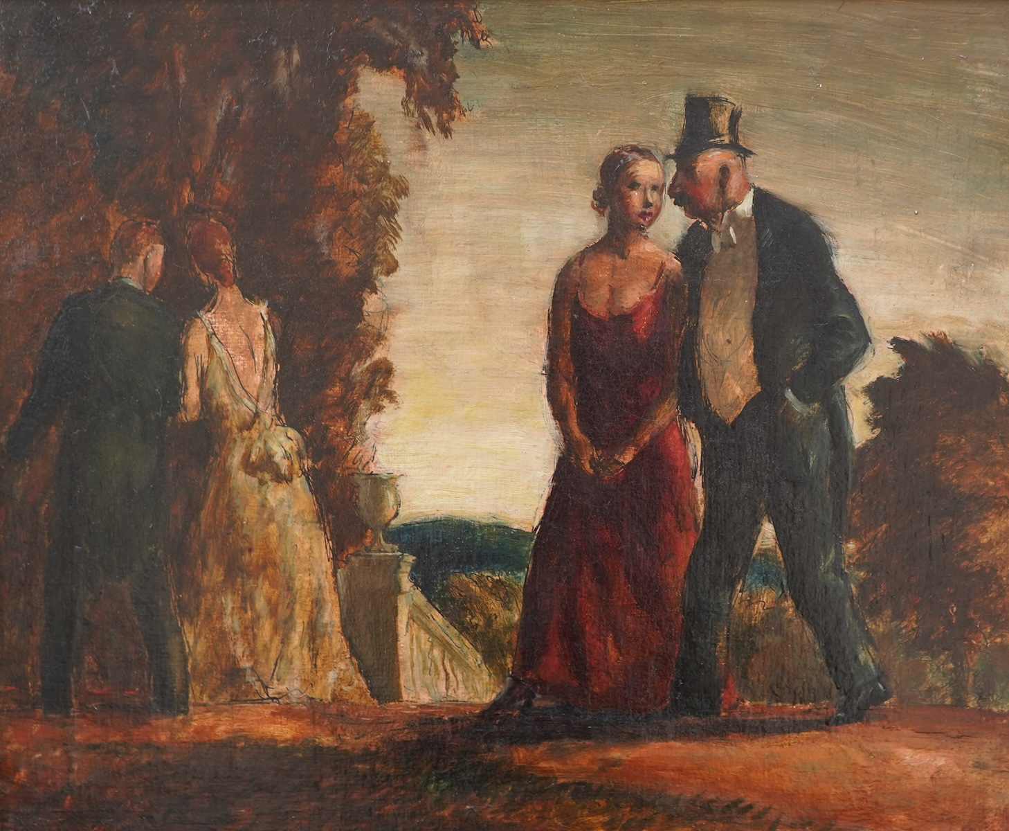 Edward Ardizzone CBE RA, (1900-1979), 'Conversation Piece'